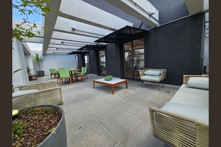 Área comum de kitnet/studio para alugar com 1 quarto, 24m² em Jardim das Acacias, São Paulo