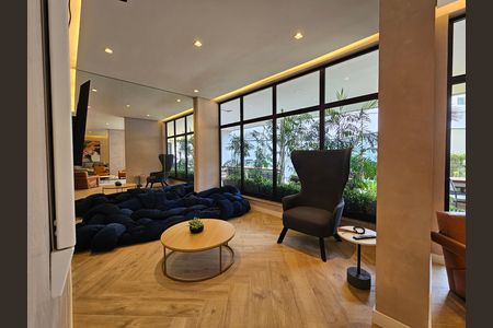 Área comum de kitnet/studio para alugar com 1 quarto, 24m² em Jardim das Acacias, São Paulo