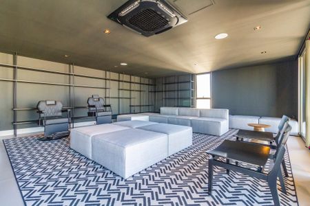 Studio à venda com 46m², 1 quarto e sem vagaÁrea comum - Salão de festas