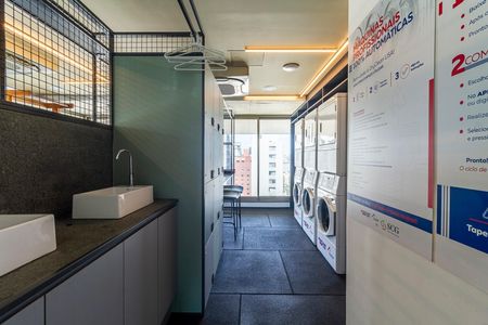 Studio à venda com 46m², 1 quarto e sem vaga Studio à venda com 46m², 1 quarto e sem vagaÁrea comum - Lavanderia