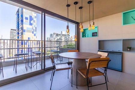 Studio à venda com 46m², 1 quarto e sem vagaÁrea comum - Salão de festas