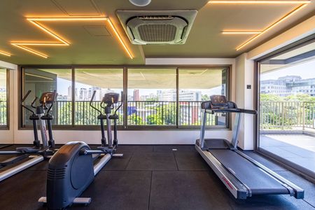Studio à venda com 46m², 1 quarto e sem vaga Studio à venda com 46m², 1 quarto e sem vagaÁrea comum - Academia