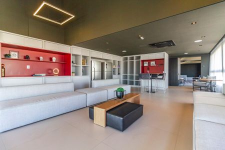 Studio à venda com 46m², 1 quarto e sem vagaÁrea comum - Salão de festas