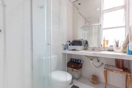 Banheiro da Suíte de apartamento à venda com 3 quartos, 90m² em Grajaú, Belo Horizonte