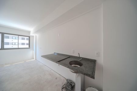 Cozinha de kitnet/studio à venda com 1 quarto, 25m² em Bela Vista, São Paulo