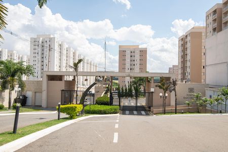 Fachada do Condomínio de apartamento para alugar com 2 quartos, 54m² em Jardim das Colinas, Hortolândia