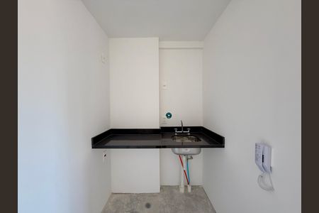 Cozinha  de kitnet/studio à venda com 1 quarto, 25m² em Itaim Bibi, São Paulo