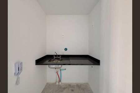 Cozinha  de kitnet/studio à venda com 1 quarto, 26m² em Itaim Bibi, São Paulo