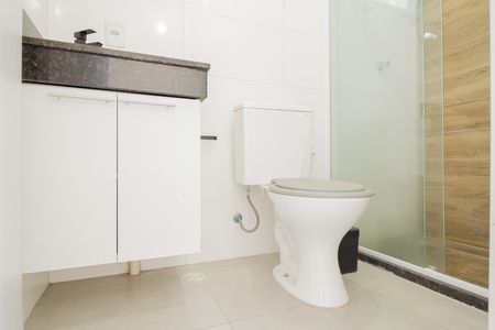 Banheiro da Suíte de apartamento para alugar com 1 quarto, 30m² em Vila Matilde, São Paulo