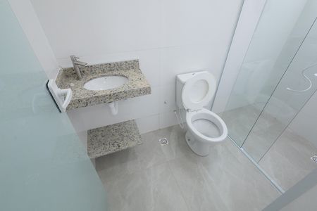Banheiro de kitnet/studio para alugar com 1 quarto, 24m² em Jardim Satélite, São José dos Campos