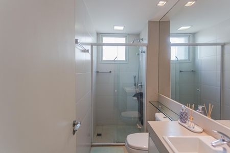Banheiro Social de apartamento para alugar com 3 quartos, 103m² em Santo Agostinho, Belo Horizonte