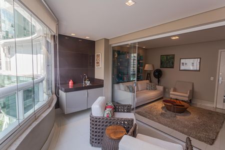 Varanda da Sala de apartamento para alugar com 3 quartos, 103m² em Santo Agostinho, Belo Horizonte