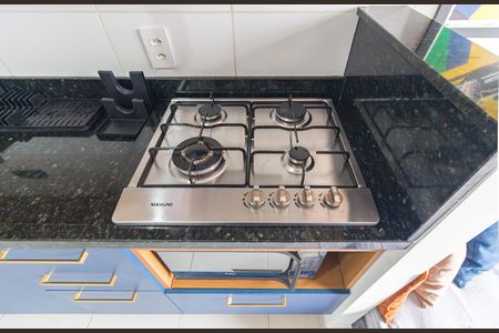 Detalhe - Cozinha de apartamento à venda com 1 quarto, 28m² em Belenzinho, São Paulo