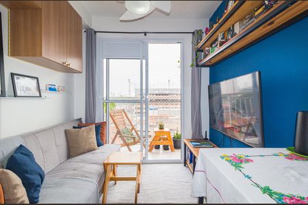 Sala de apartamento à venda com 1 quarto, 28m² em Belenzinho, São Paulo