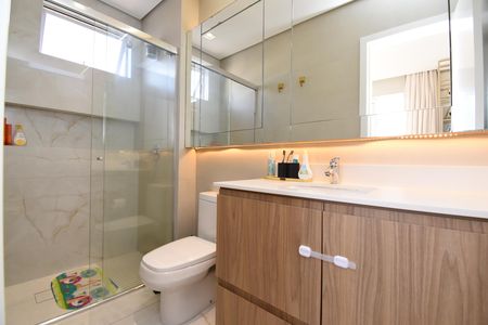 Apartamento à venda com 93m², 3 quartos e 2 vagasBanheiro da Suíte