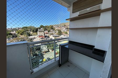 Varanda da Sala de apartamento à venda com 2 quartos, 53m² em Engenho de Dentro, Rio de Janeiro