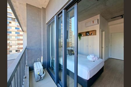 Studio à venda com 23m², 1 quarto e sem vagaVaranda