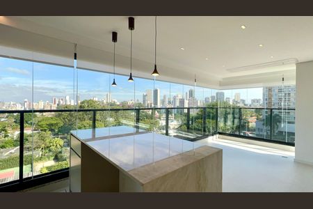 Varanda gourmet de apartamento para alugar com 4 quartos, 163m² em Pinheiros, São Paulo
