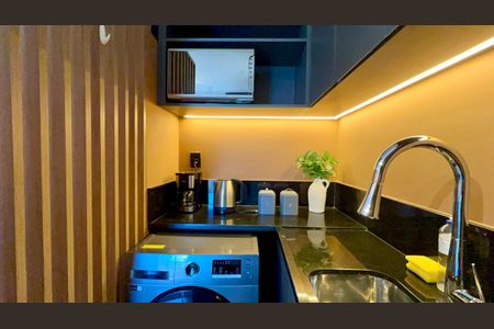 Cozinha de kitnet/studio para alugar com 1 quarto, 30m² em Vila Mariana, São Paulo