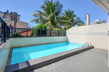 Área comum - Piscina de apartamento para alugar com 1 quarto, 50m² em Vila Tupi, Praia Grande