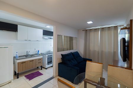 Apartamento para alugar com 46m², 2 quartos e 1 vaga Apartamento para alugar com 46m², 2 quartos e 1 vagaSala/Cozinha/Área de Serviço