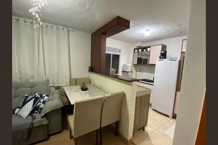 Sala de apartamento para alugar com 2 quartos, 44m² em São José, Canoas