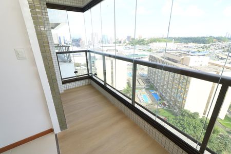 Varanda do Studio de kitnet/studio para alugar com 1 quarto, 22m² em Caminho das Árvores, Salvador