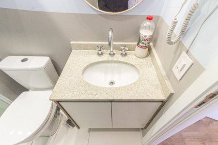 Banheiro de apartamento à venda com 1 quarto, 21m² em Belenzinho, São Paulo
