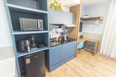 Cozinha de apartamento à venda com 1 quarto, 21m² em Belenzinho, São Paulo