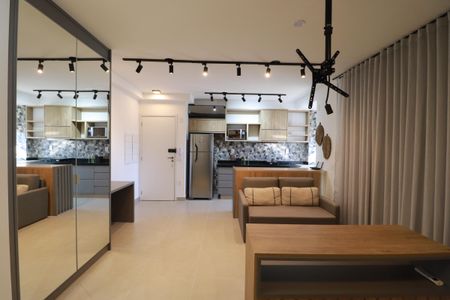 Sala de apartamento para alugar com 1 quarto, 50m² em Alto da Boa Vista, Ribeirão Preto