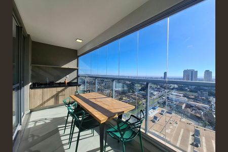 Varanda gourmet de apartamento para alugar com 1 quarto, 50m² em Alto da Boa Vista, Ribeirão Preto