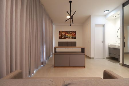 Sala de apartamento para alugar com 1 quarto, 50m² em Alto da Boa Vista, Ribeirão Preto