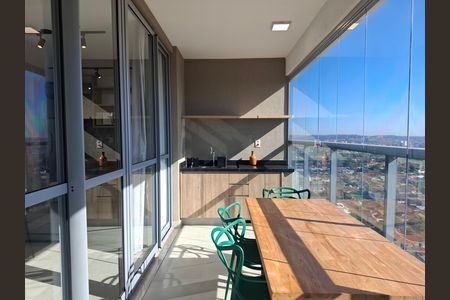 Varanda gourmet de apartamento para alugar com 1 quarto, 50m² em Alto da Boa Vista, Ribeirão Preto