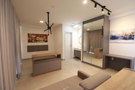 Sala de apartamento para alugar com 1 quarto, 50m² em Alto da Boa Vista, Ribeirão Preto