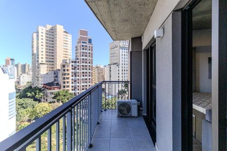 Varanda de kitnet/studio para alugar com 1 quarto, 34m² em República, São Paulo