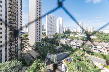Varanda - Vista de apartamento à venda com 3 quartos, 142m² em Santo Amaro, São Paulo