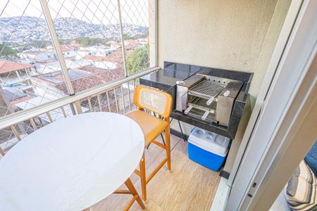 Varanda de apartamento à venda com 3 quartos, 70m² em Candelária, Belo Horizonte
