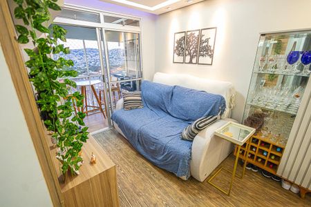 Sala de apartamento à venda com 3 quartos, 70m² em Candelária, Belo Horizonte