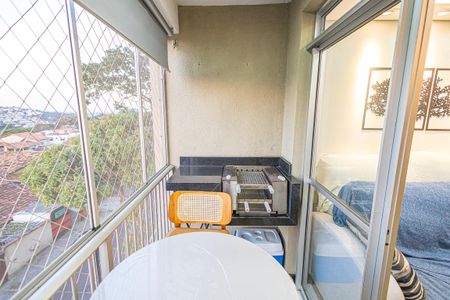 Varanda de apartamento à venda com 3 quartos, 70m² em Candelária, Belo Horizonte