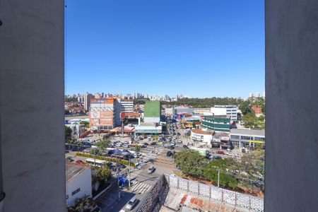 Vista Sala  de apartamento à venda com 2 quartos, 56m² em Parque Santos Dumont, Taboão da Serra