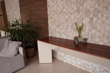Área comum - Hall entrada de apartamento para alugar com 1 quarto, 58m² em Centro, São Carlos