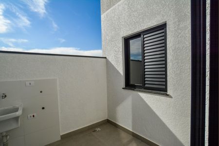 Área de Serviço de apartamento à venda com 2 quartos, 77m² em Vila Pires, Santo André