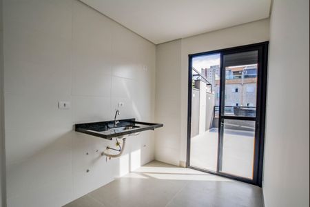 Cozinha de apartamento à venda com 2 quartos, 77m² em Vila Pires, Santo André