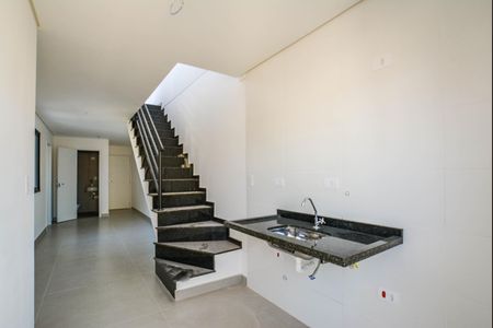 Cozinha de apartamento à venda com 2 quartos, 96m² em Vila Pires, Santo André