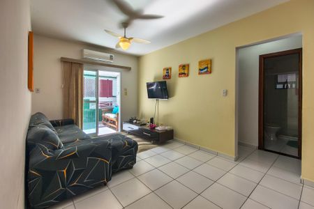 Sala de apartamento para alugar com 2 quartos, 95m² em Canto do Forte, Praia Grande