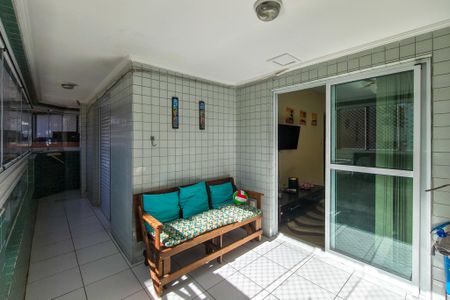 Sacada de apartamento para alugar com 2 quartos, 95m² em Canto do Forte, Praia Grande