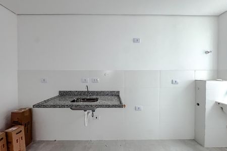 Cozinha de apartamento para alugar com 1 quarto, 29m² em Belenzinho, São Paulo