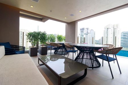 Studio para alugar com 25m², 1 quarto e sem vagaRooftop