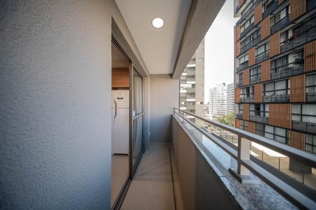 Sacada de kitnet/studio para alugar com 1 quarto, 29m² em Pompeia, São Paulo