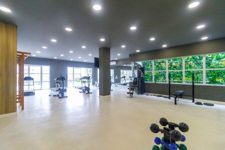 Studio à venda com 28m², 1 quarto e sem vaga Studio à venda com 28m², 1 quarto e sem vagaAcademia